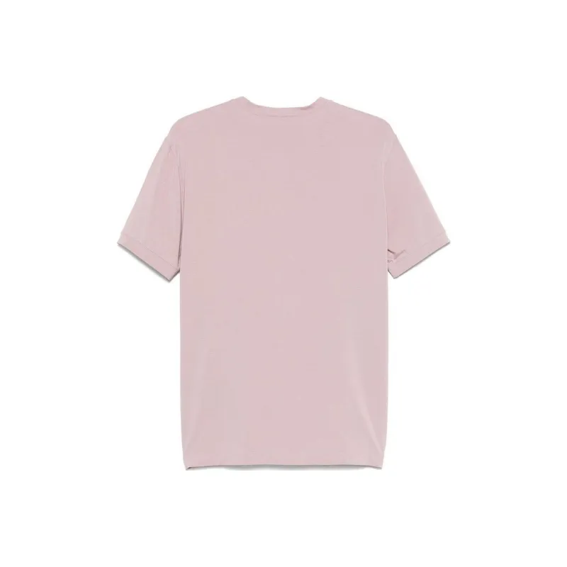 GIORGIO ARMANI Logo Embroidered Crewneck T Shirt-1