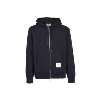 THOM BROWNE Rwb Stripe Zipped Hoodie