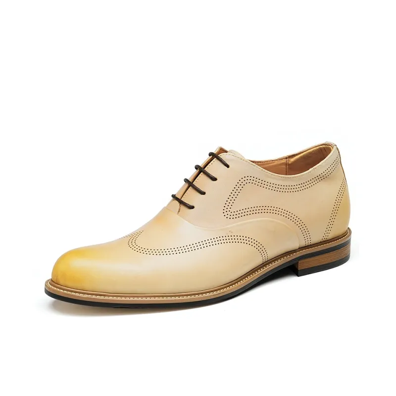 ASTON M.JAZZ Dress Shoes Men's Ecru-1