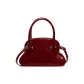 Burgundy without Charm-Shopping Bag