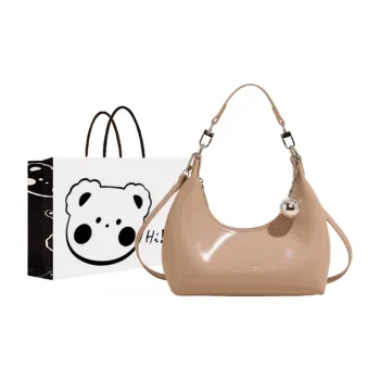 NX DOUGHNUT PU Handbag Regular Women's Ecru/Black/Pink/Khaki
