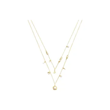 COACH Glass Necklaces Women's Gold
