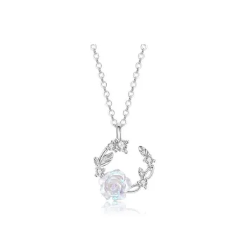 YINCHIE 999 Fine Silver Sterling Silver Necklaces Women's