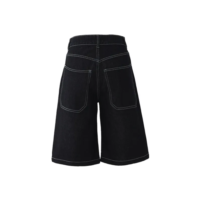 ZAVK Denim Shorts Women's Black-1