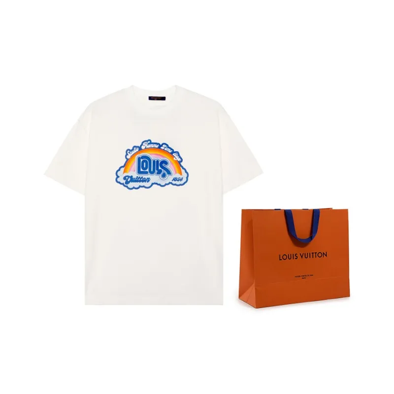 LOUIS VUITTON T Shirt Men's White-7