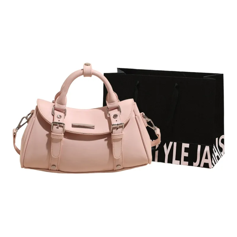 Cwatcun PU Boston Bag Handbags Women's Multicolor-15