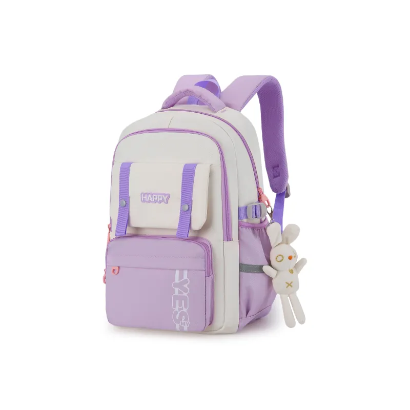Deli Bear Water Resistant And Wear Resistant Fabric Backpack Unisex Multicolor-5