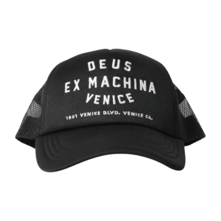 Deus Ex Machina Venice Address embroidered Baseball Cap-2