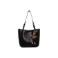 Jucolor&8708 Black+Houndstooth Vest Rabbit Pendant