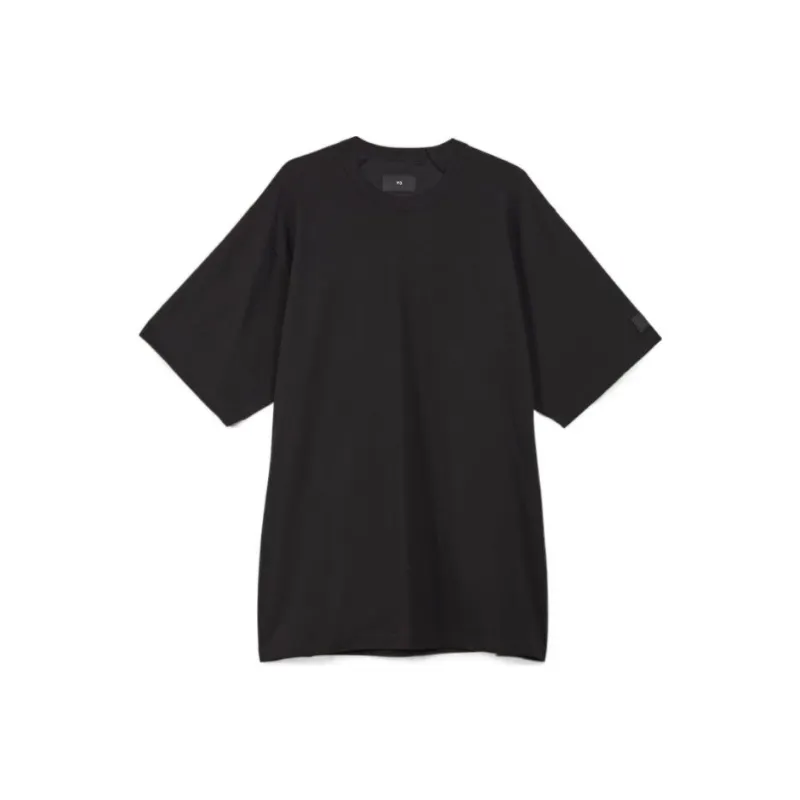 Y 3 Oversize arm Cotton T shirt-0