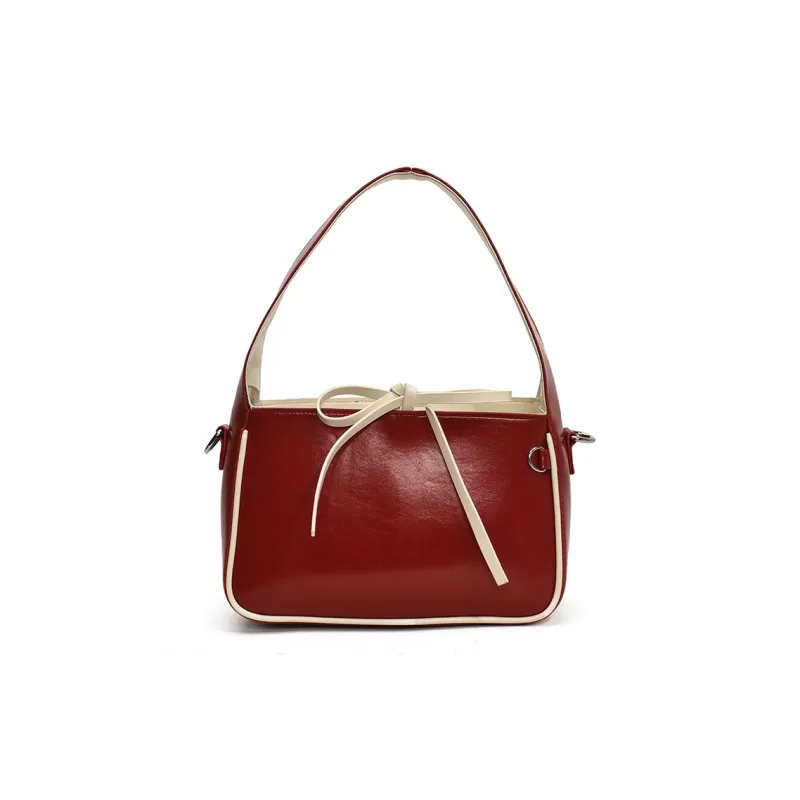 SWIMADE PU Handbag Women's White/Black/Red/Blue-14
