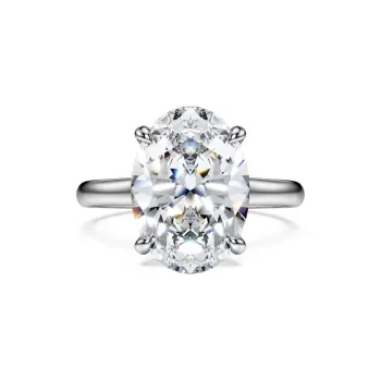 Swarovski 18K White Gold Rings Women's Silver
