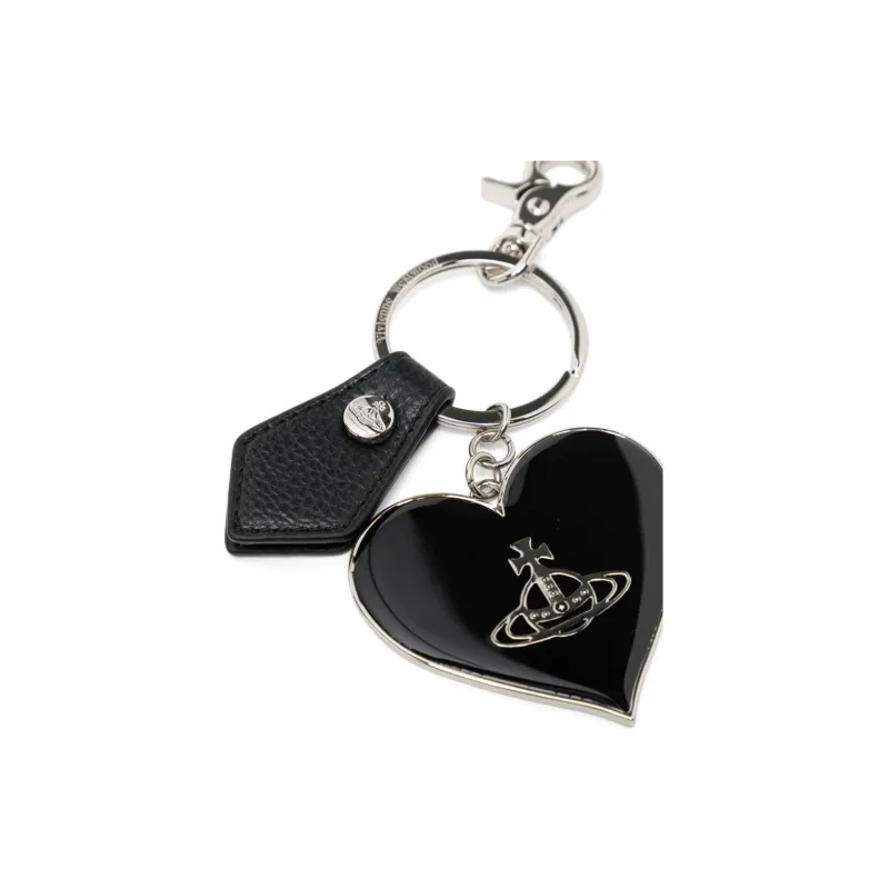 Vivienne Westwood Mirror Heart Orb Keyring-3