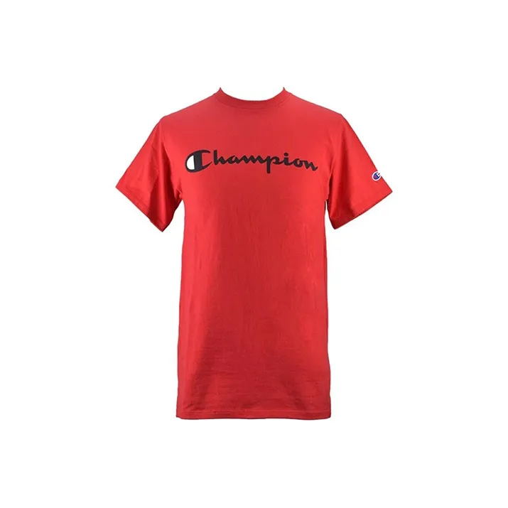 Champion T Shirt US Version Unisex Red-0