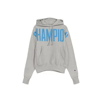 Champion Hooded Loose Fit Regular Sweatshirt US Version Unisex Gray
