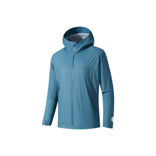 ANTA Windbreaker Jackets Unisex Parrot Blue