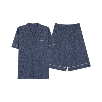 MIIOW Cool One Summer Series Pajama Set Men's Royal Blue