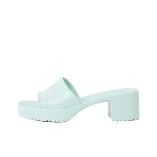 COACH Slide Slippers 5.7cm Women's Cyan