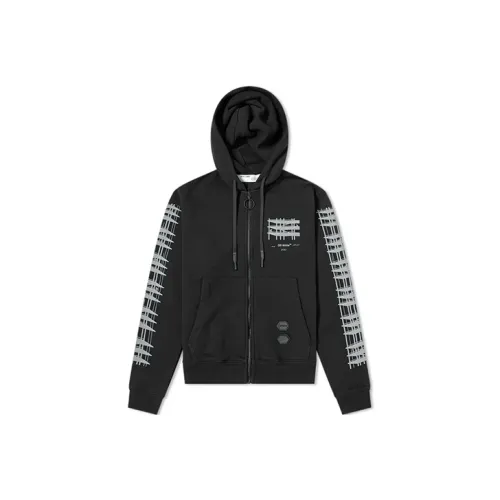 OFF WHITE Scaffold Arrow Sweat-shirt Zip Hoodie