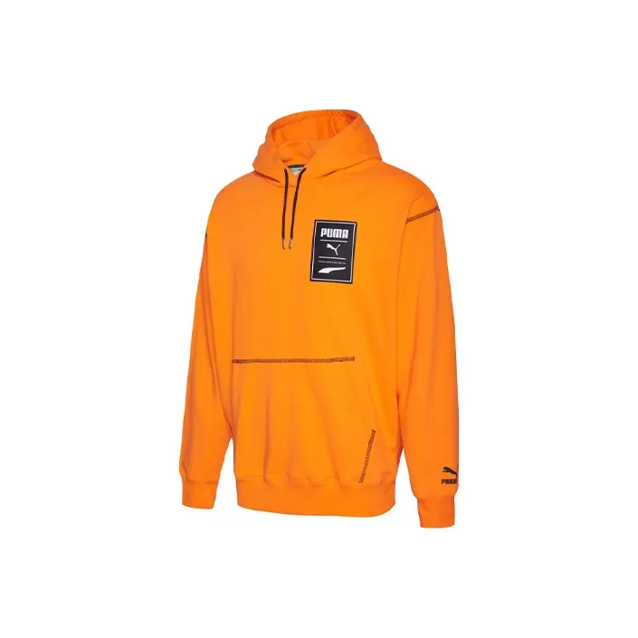PUMA Sweatshirts Men Bright Orange-0