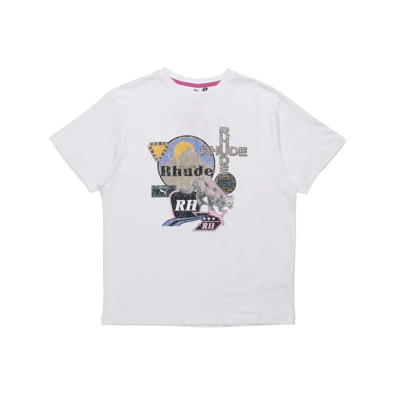 Rhude X PUMA RHUDE Collaboration T Shirts Unisex-0