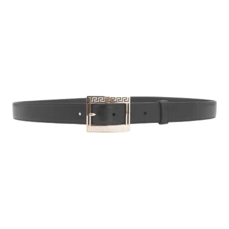 FANSIZHE Cow Leather Belts Men's Black 2.8CM-0