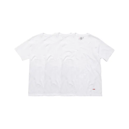 Supreme Hanes Tagless Tees 3 Pack White