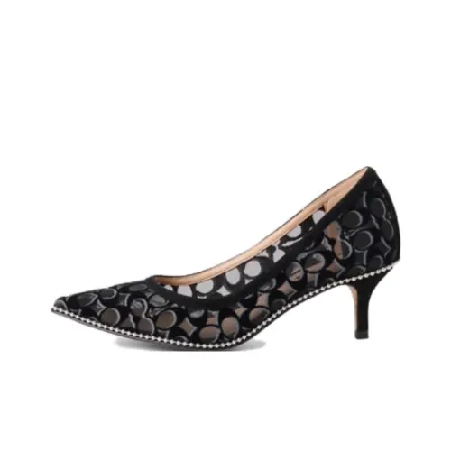 COACH Jackie Slim Heel High Heels 4cm Women's Black