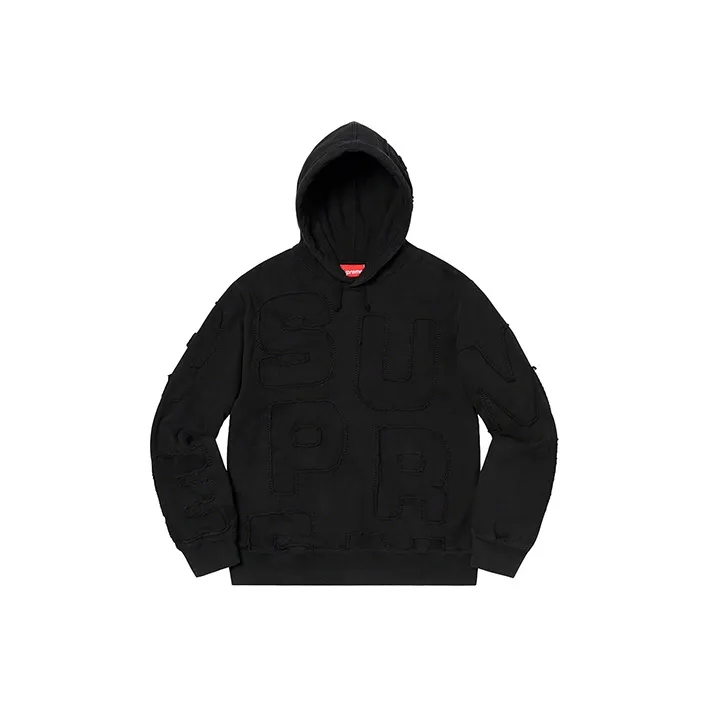 Supreme Cutout Letters Hooded Sweatshirt-1
