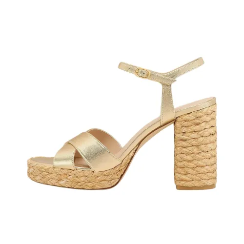 Stuart Weitzman/SW Dayna One Strap Sandals 11cm Women's Gold