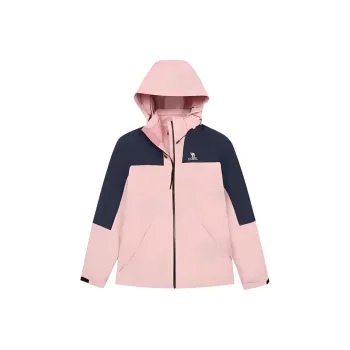 CAMEL Waterproof, Windproof, And Breathable Windbreaker Jacket Unisex Pink
