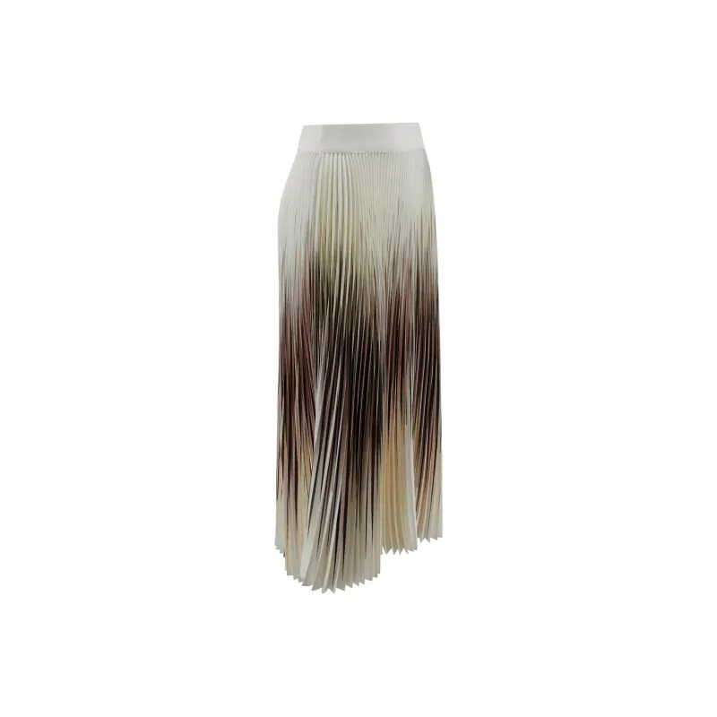 HERNO Gonna Shades Of Plisse Skirt-2