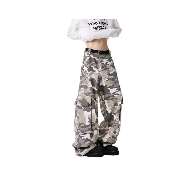 UNthemed Cargo Pants Unisex White Gray-2
