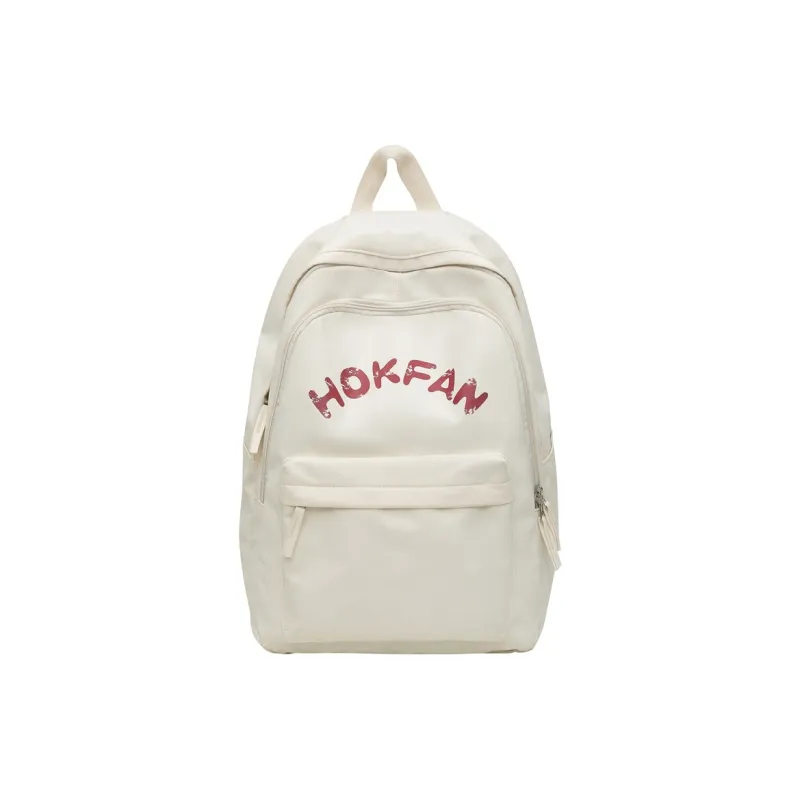 GEERDUN Nylon Backpack Regular Unisex White/Black/Red/Khaki/Green-0