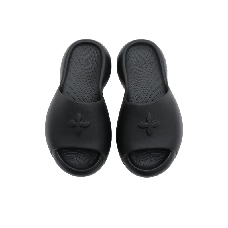 SMFK Slip Resistant Slide Slippers Women's Wilderness Black-3