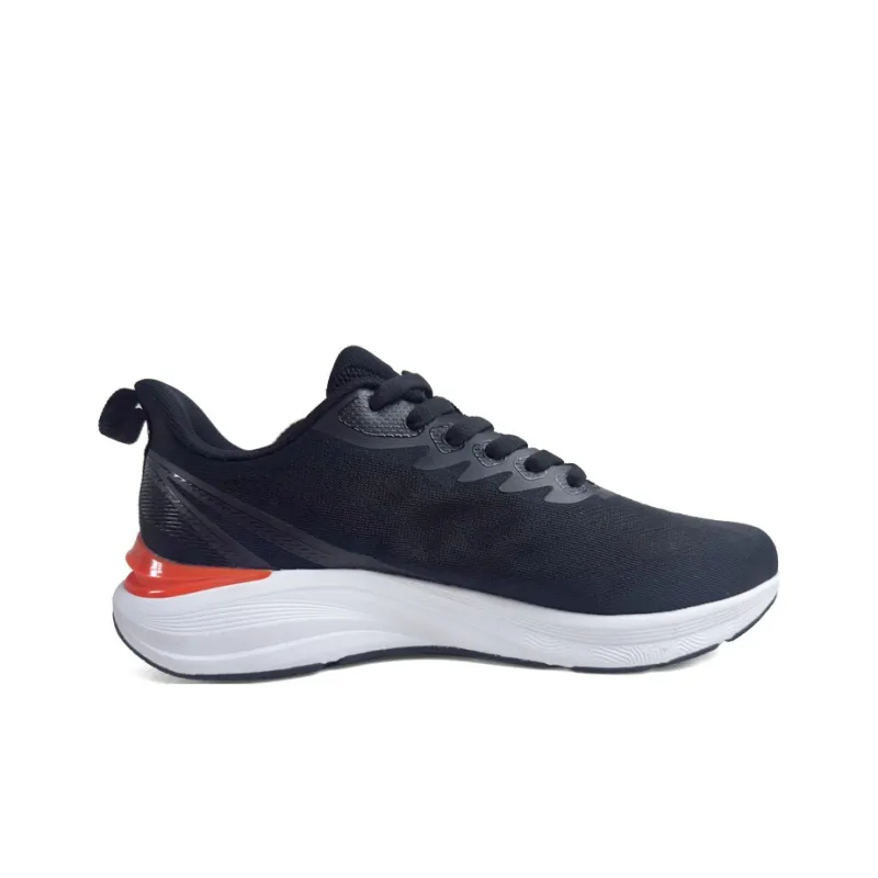 PEAK State Pole Wear Resistant Breathable Rebound Low Top Casual Running Shoes Men's Black Orange-1