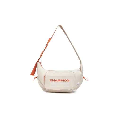 Champion Fabric Shoulder Bag Regular Unisex Champion White/Pumice Gray/Black