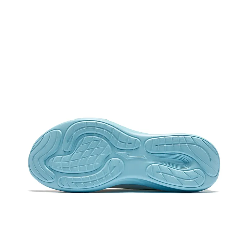 Erke Yunyi Cushioning Breathable Rebound Low Top Casual Running Shoes Men's The Water Of The White Lake Is Blue-4