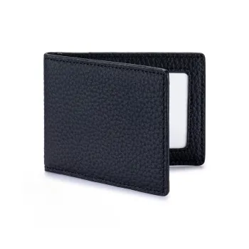 OUZIHUANG Top Grain Cow Leather Card Holder Unisex Multicolor