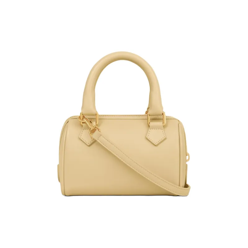 CELINE Calfskin Shoulder Bag, Crossbody Bag, Handbag Mini Women's Spring Yellow-3