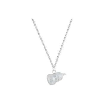 Heart Grass 999 Fine Silver Necklaces Women's