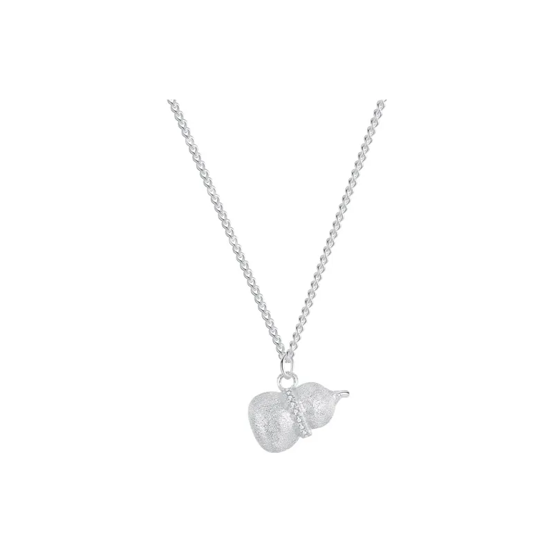 Heart Grass 999 Fine Silver Necklaces Women's-0