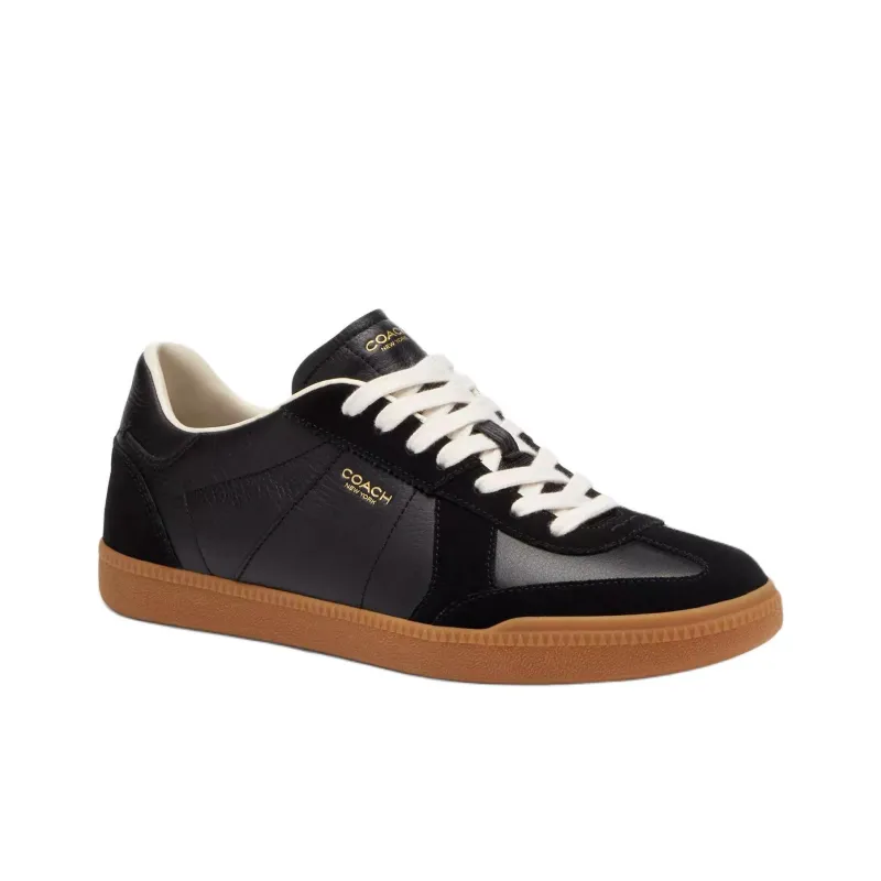 COACH Ellis Low Top Skateboard Shoes Women's Black-2