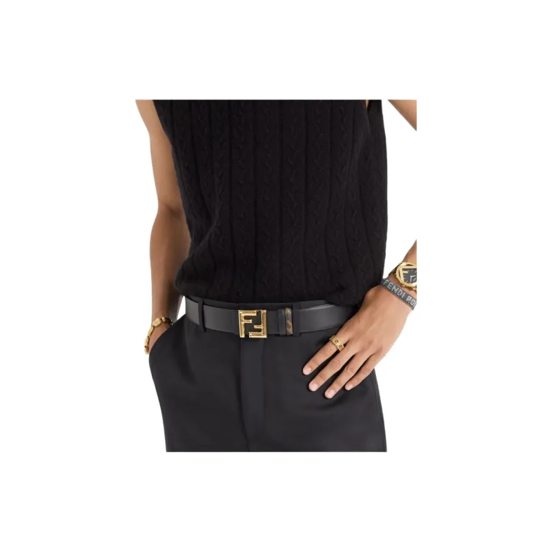 FENDI Ff Motif Reversible Buckle Belt-2