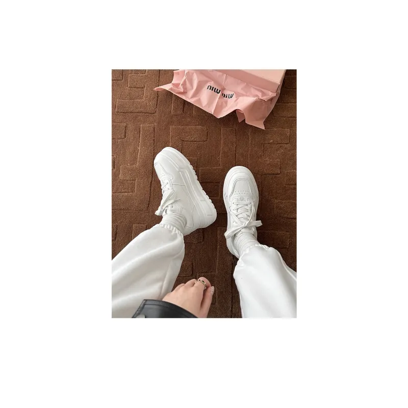 Uncle's House Low Top Casual Shoes Women's White-2