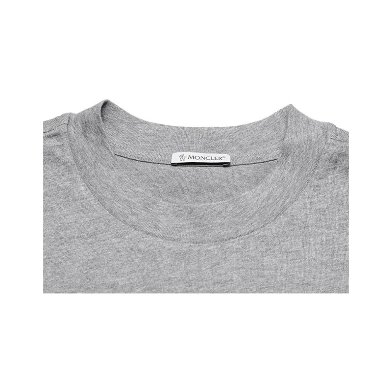 Moncler SS22 T Shirts Men Gray-2