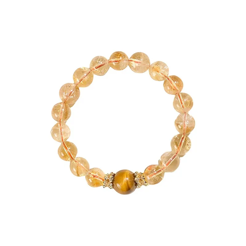 LUXLINE Crystal Jade Bracelets Unisex-0