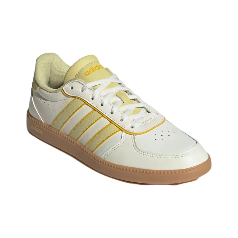 Adidas BREAKNET SLEEK Anti Slip Wear Resistant Low Top Skateboard Shoes Women's Ecru-2