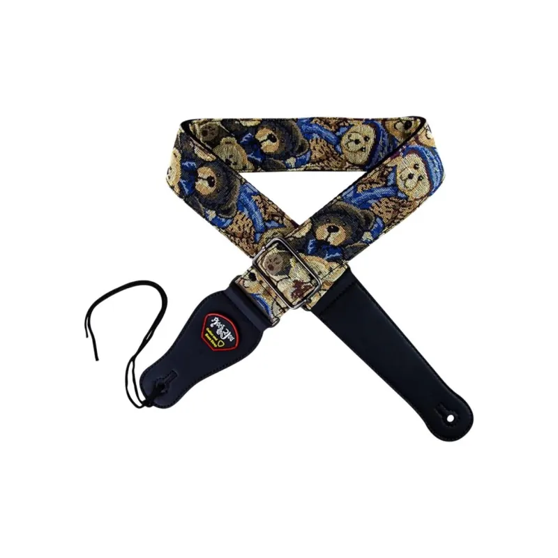 NYMAN Bear Strap Cotton Embroidery Appearance Guitar Accessories-0