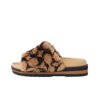 COACH Slide Slippers Women's Black